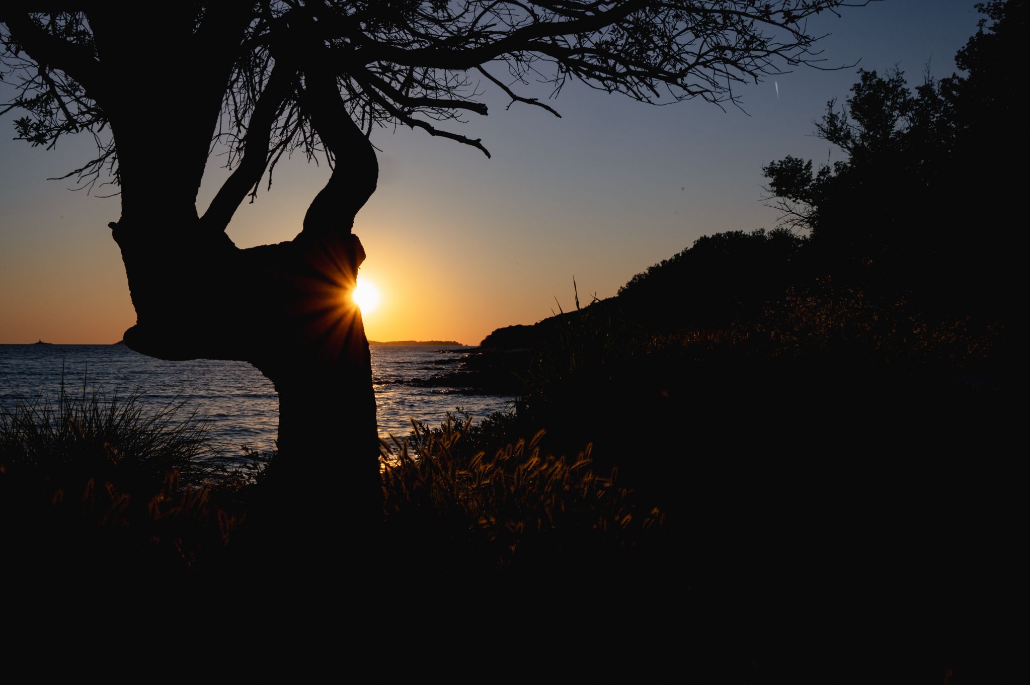 Kroatien Istrien Sunset