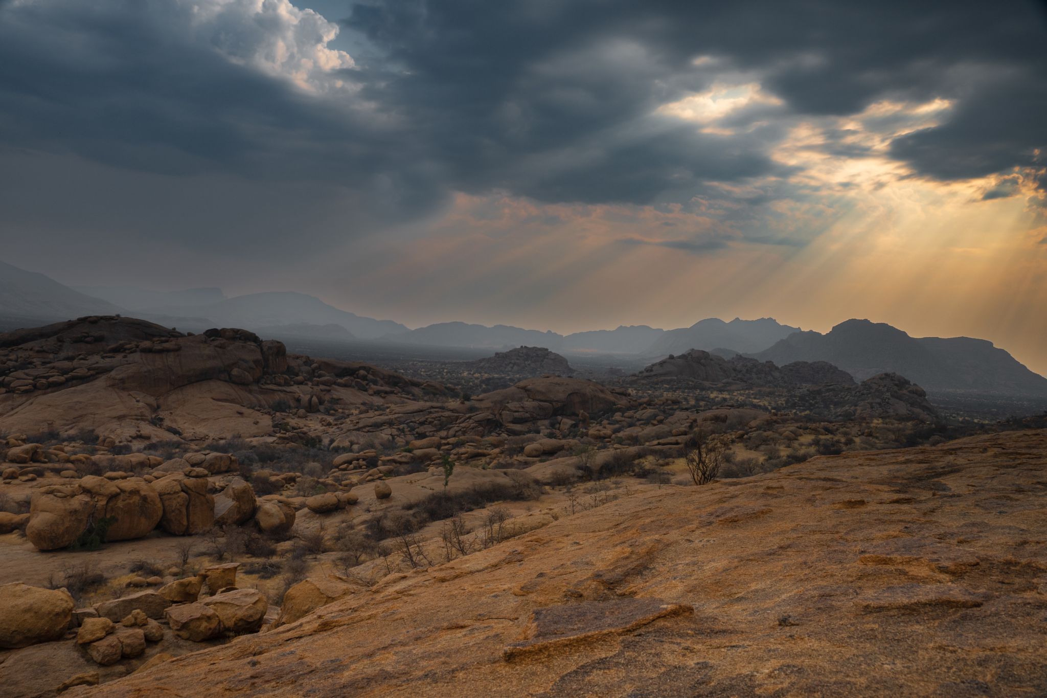 Namibia Erongo Sunset