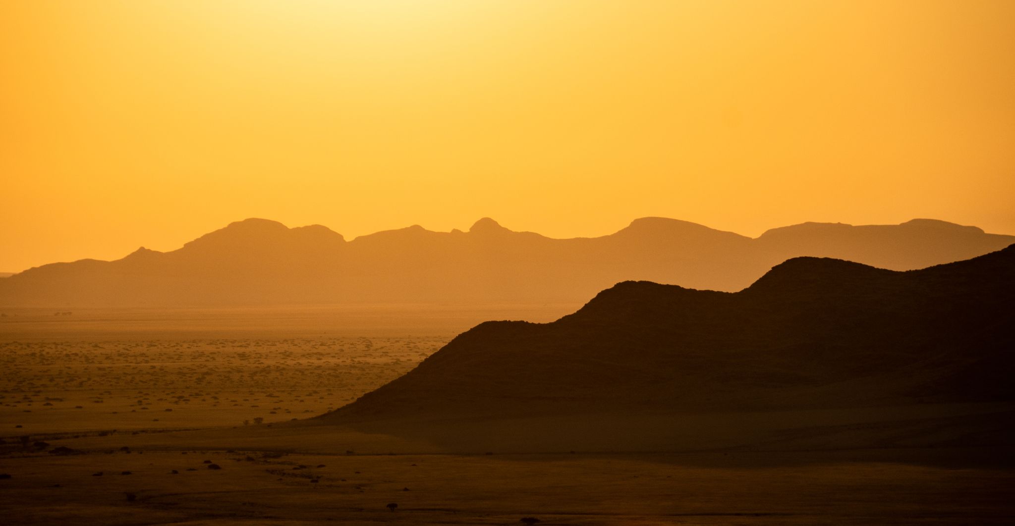 Namibia Namib Naukluftpark Sunset