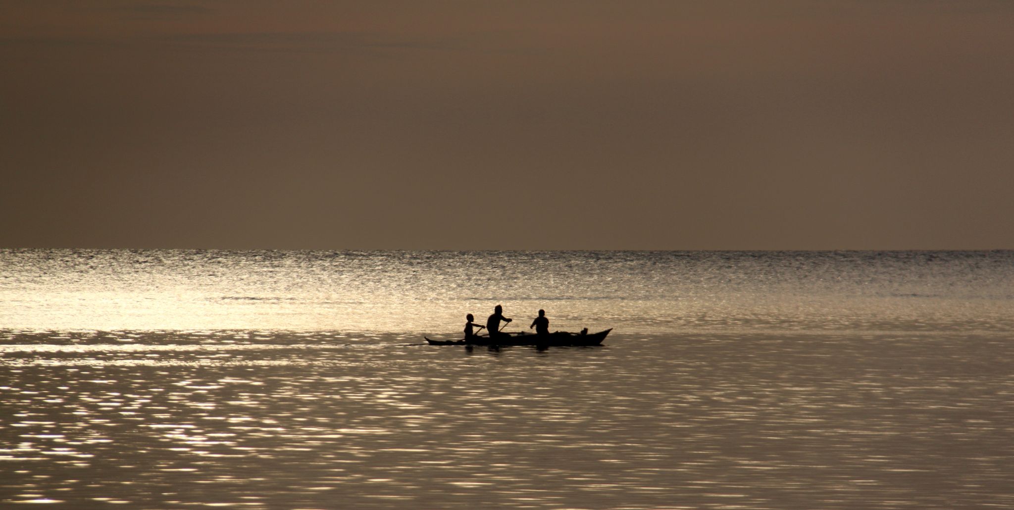 Philippinen Negros Occidental Sonnenuntergang
