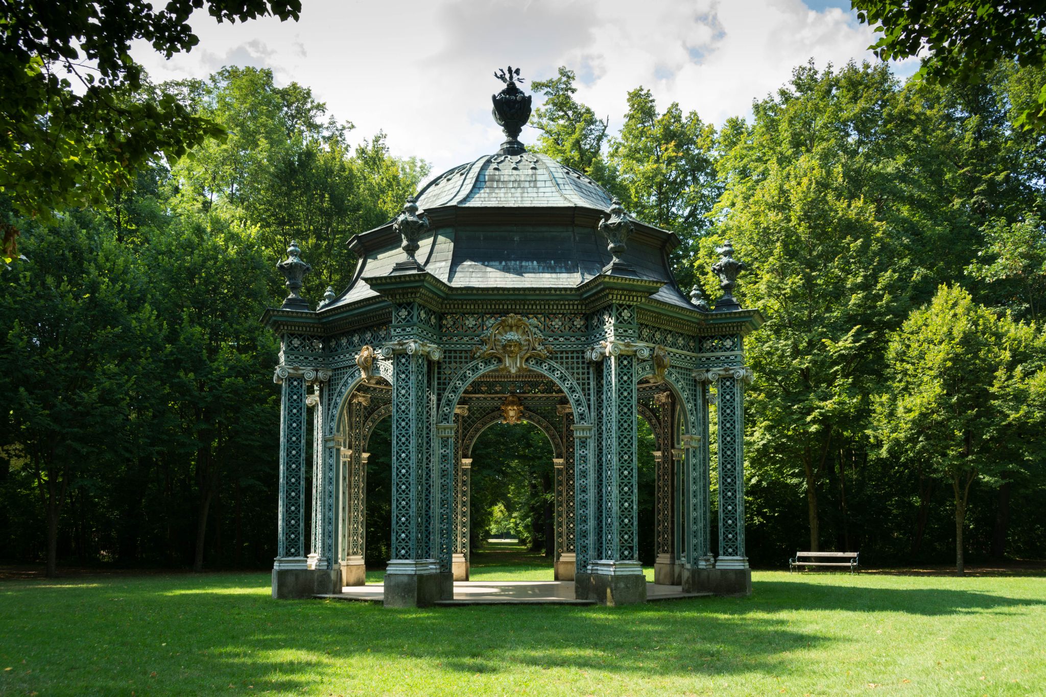 Österreich Laxenburg Schlosspark Grünes Lusthaus