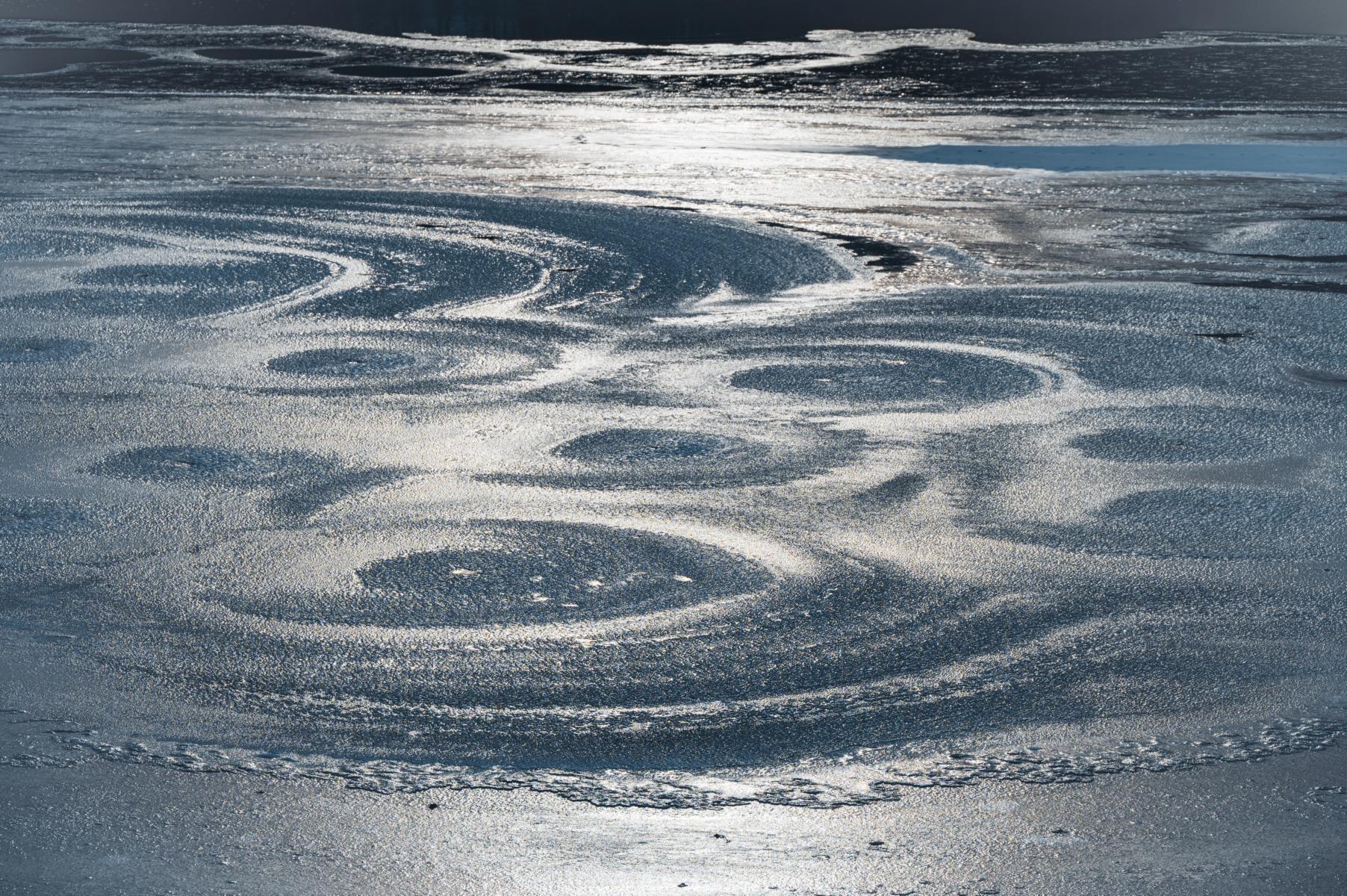 Österreich Leopoldsteinersee Eis