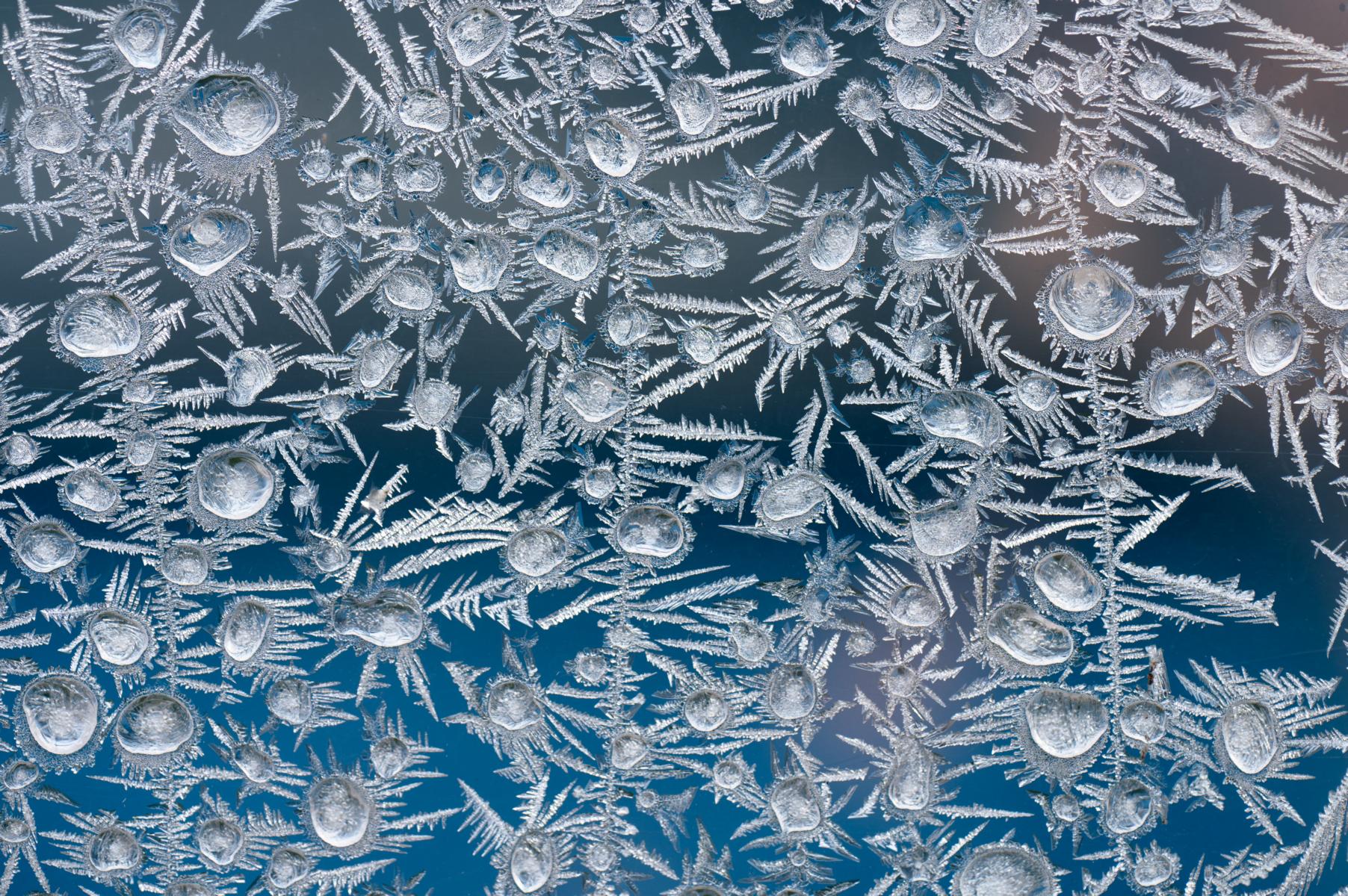 Österreich Trofaiach Eiskristalle 2