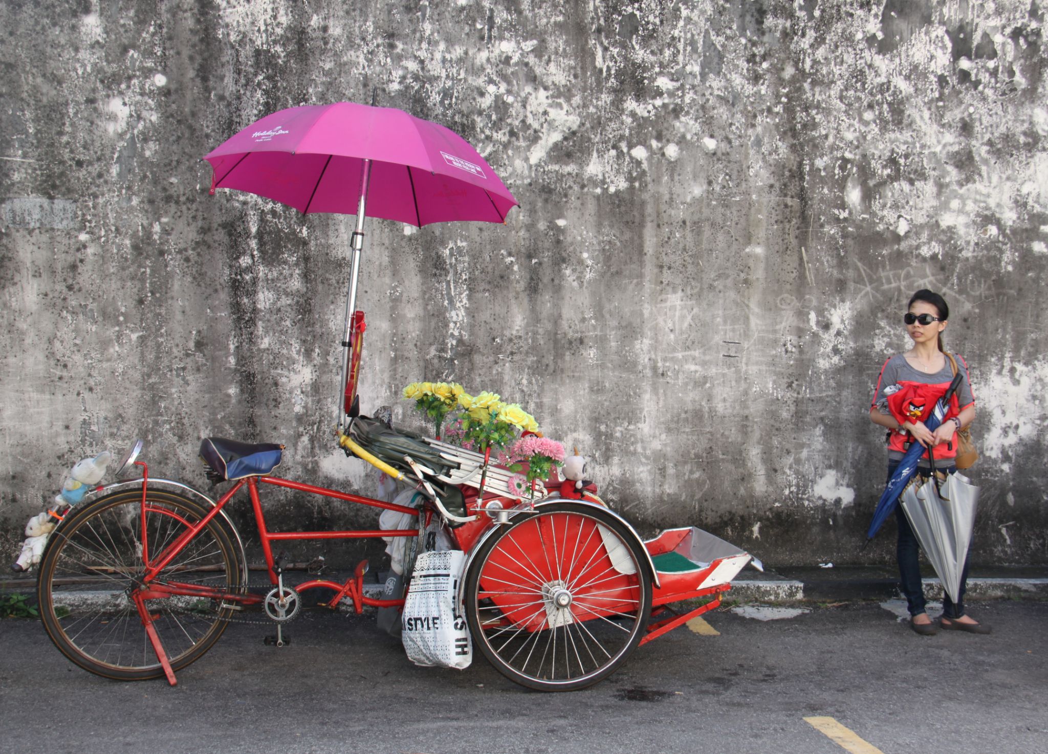 Malaysien Georgetown Fahrradriksha