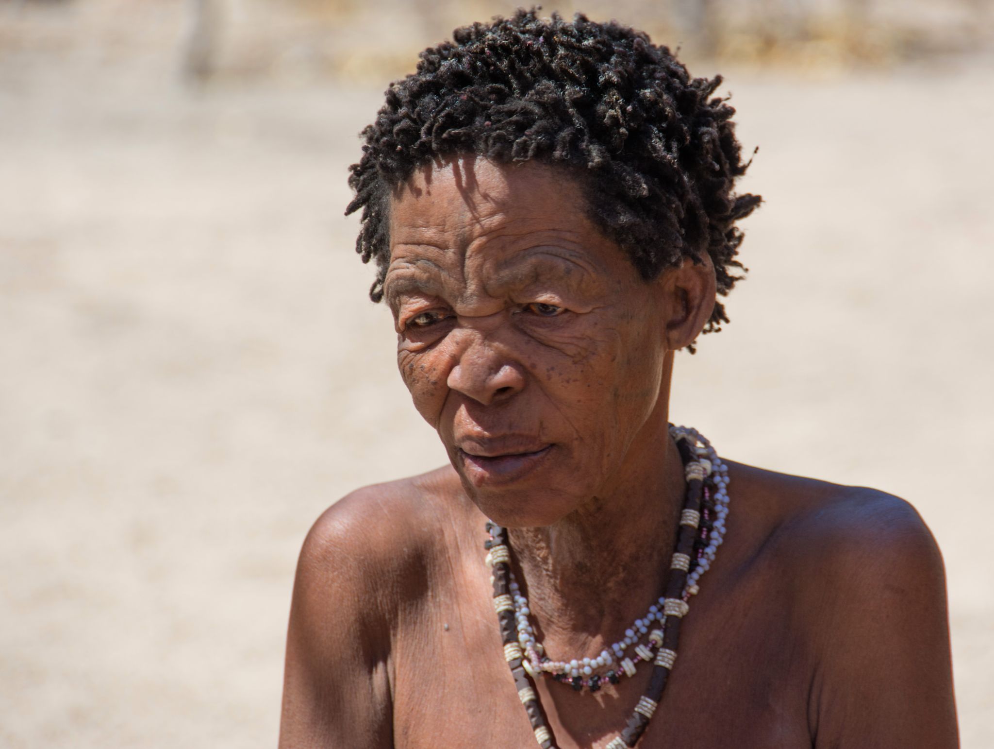 Namibia Tsumkwe San Frau