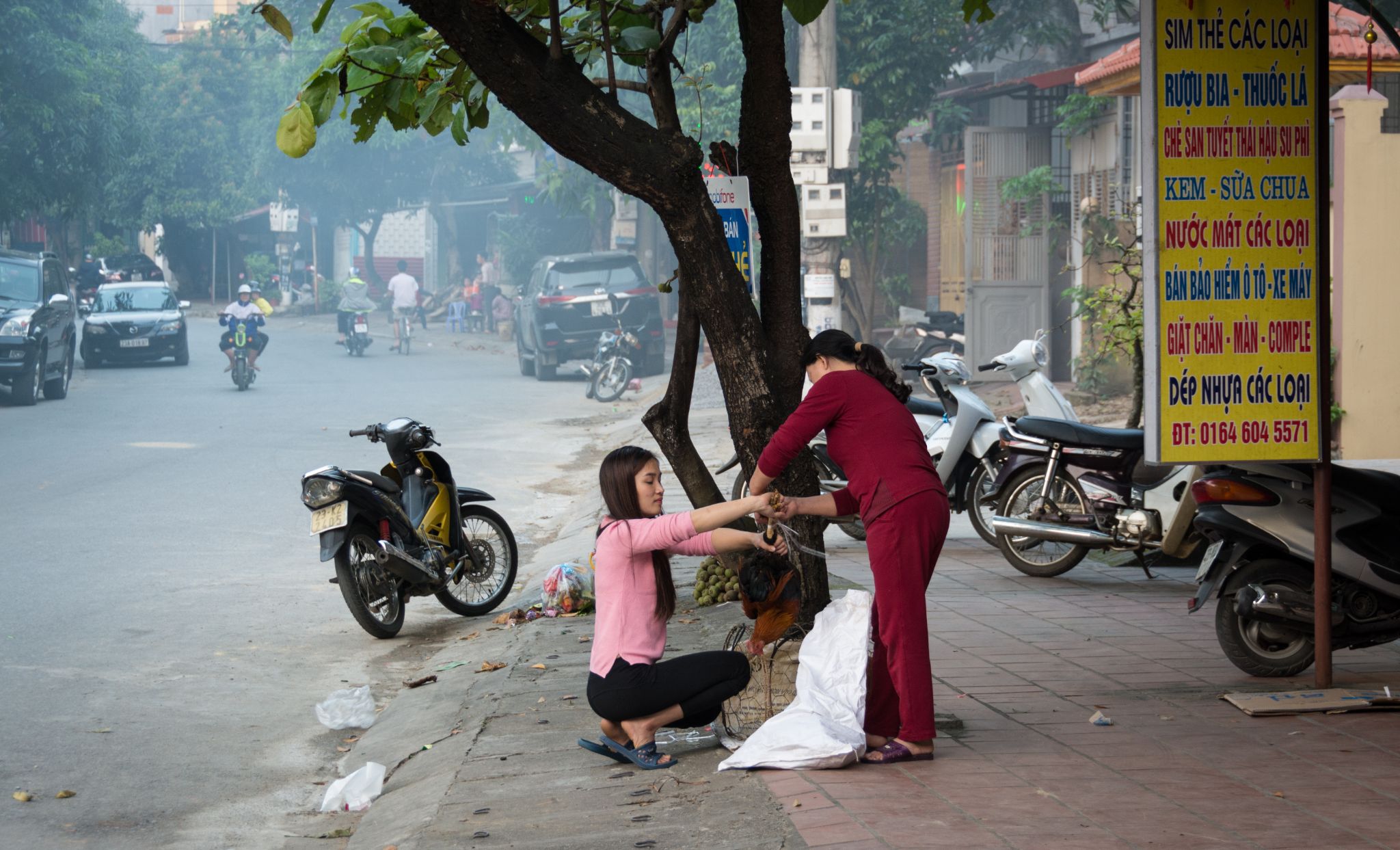 Vietnam Sapa Huhnverkauf