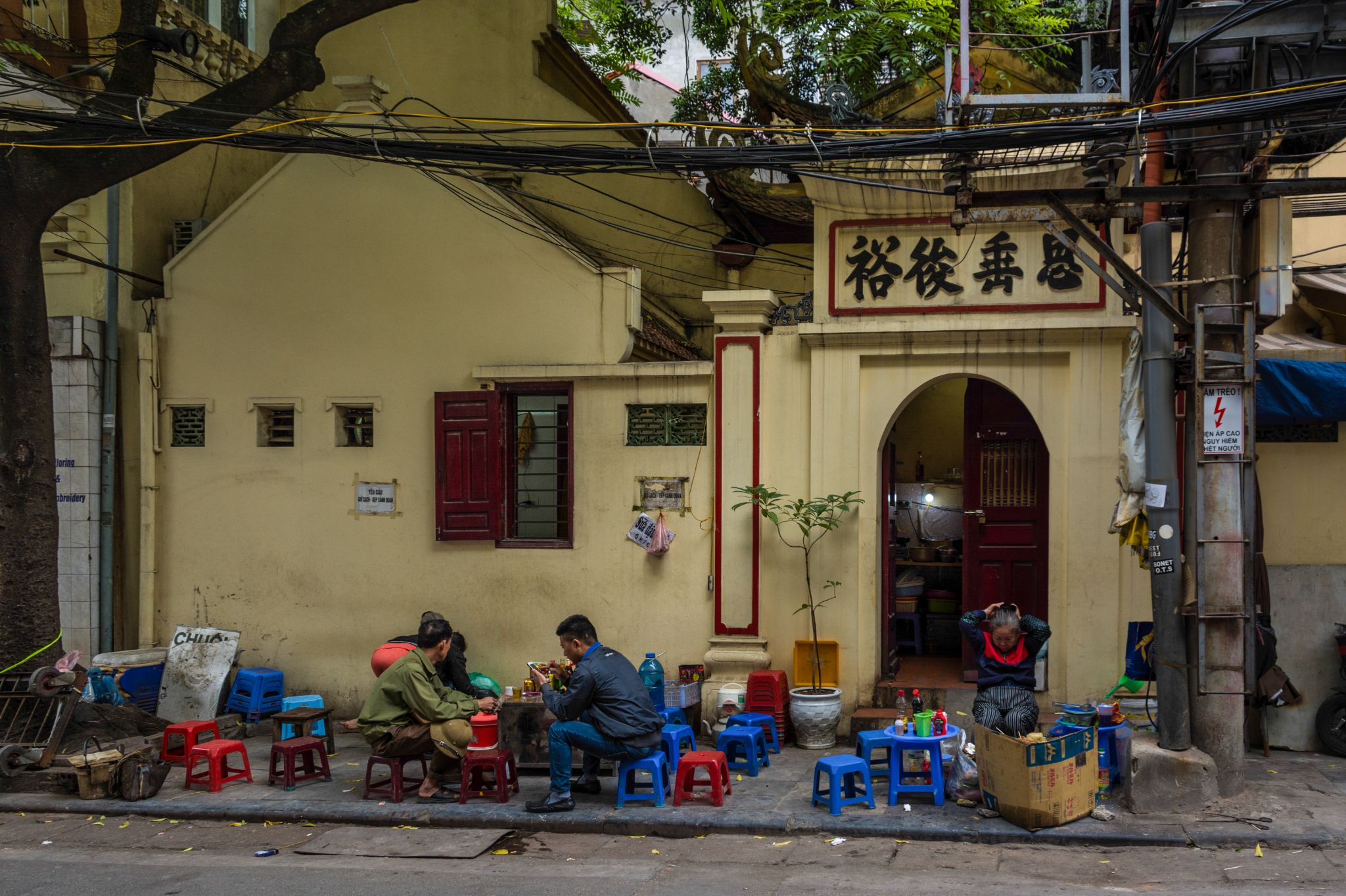 Vietnam Hanoi Mittagspause