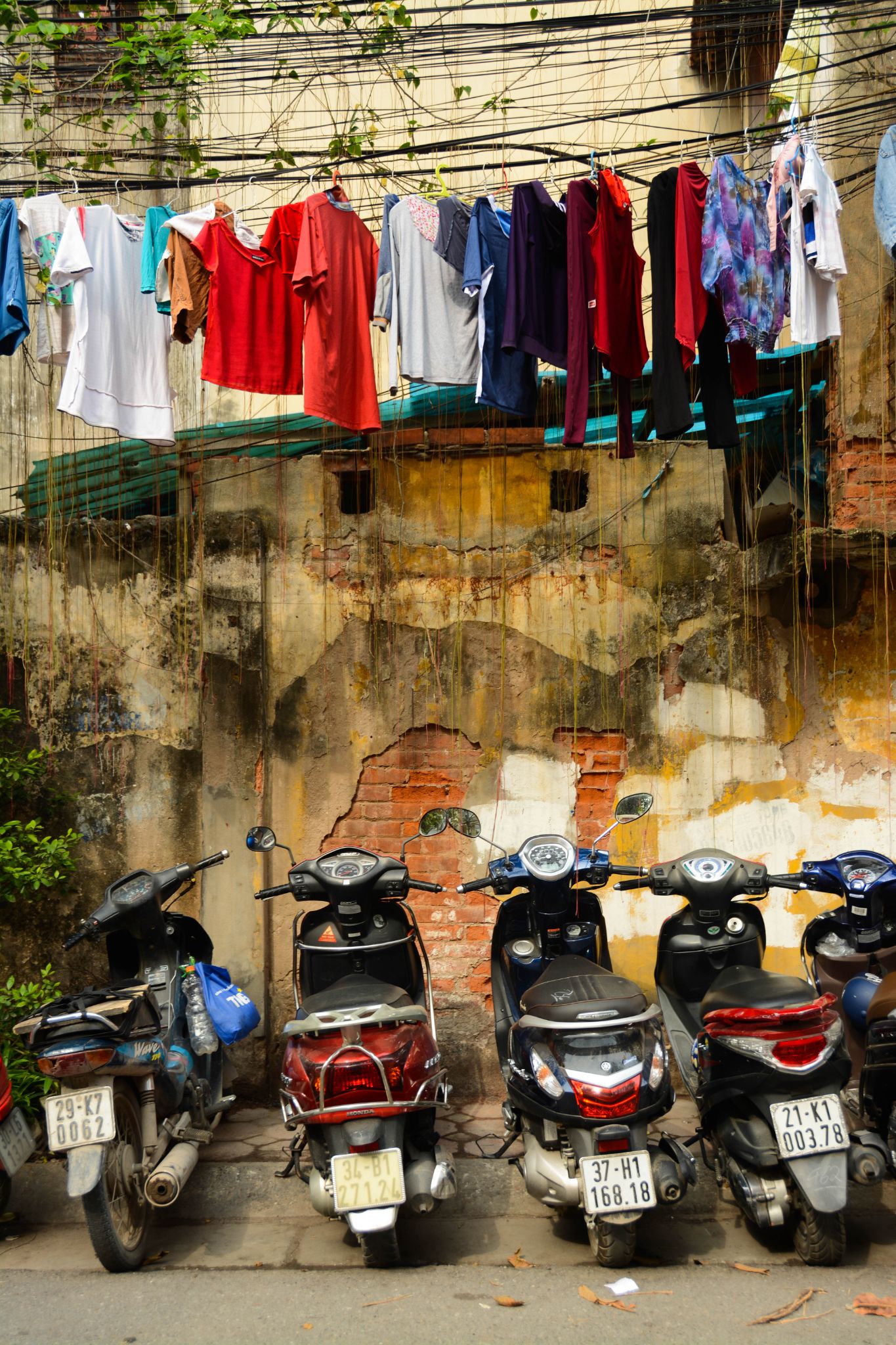 Vietnam Hanoi Mopeds