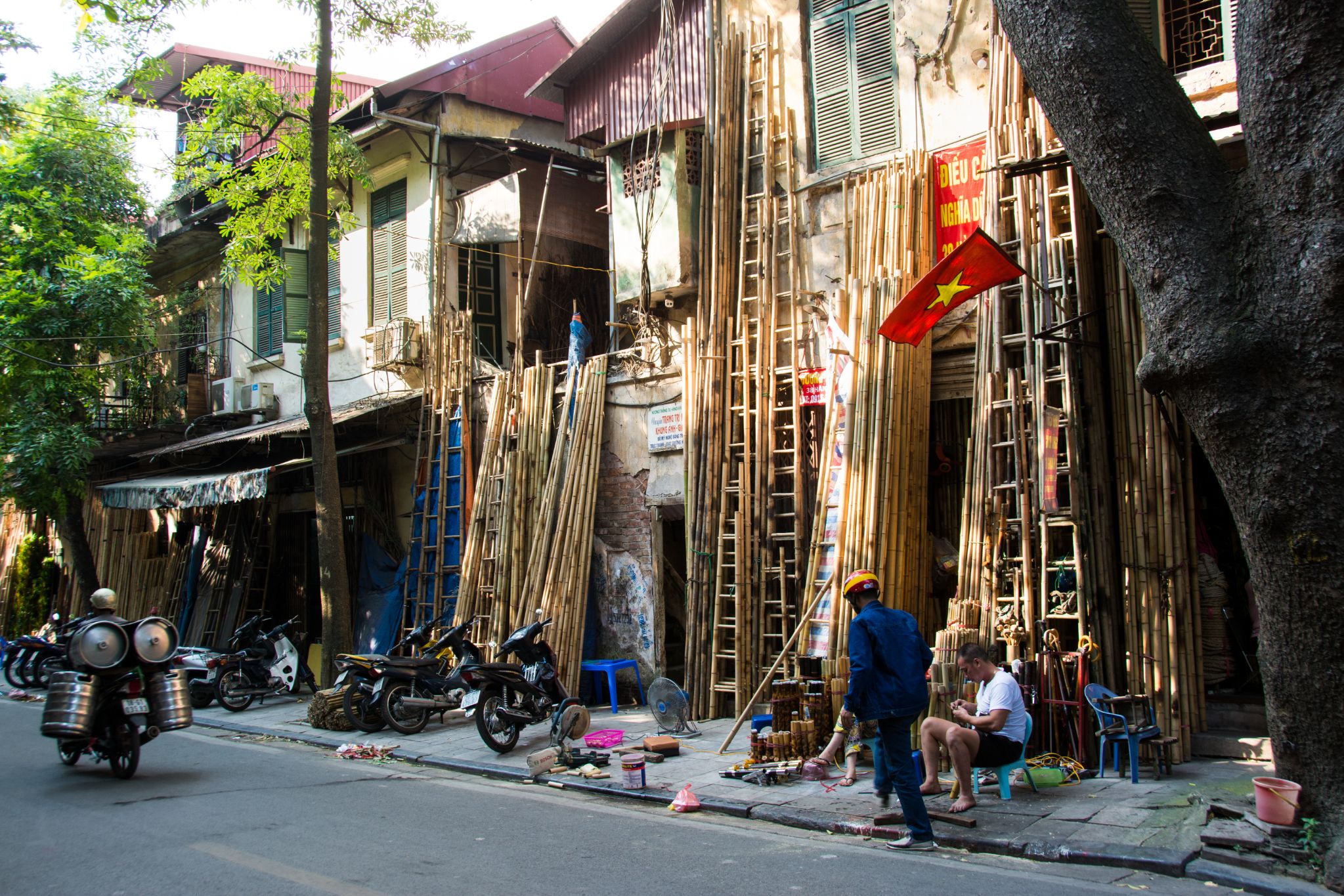 Vietnam Hanoi Seitengasse